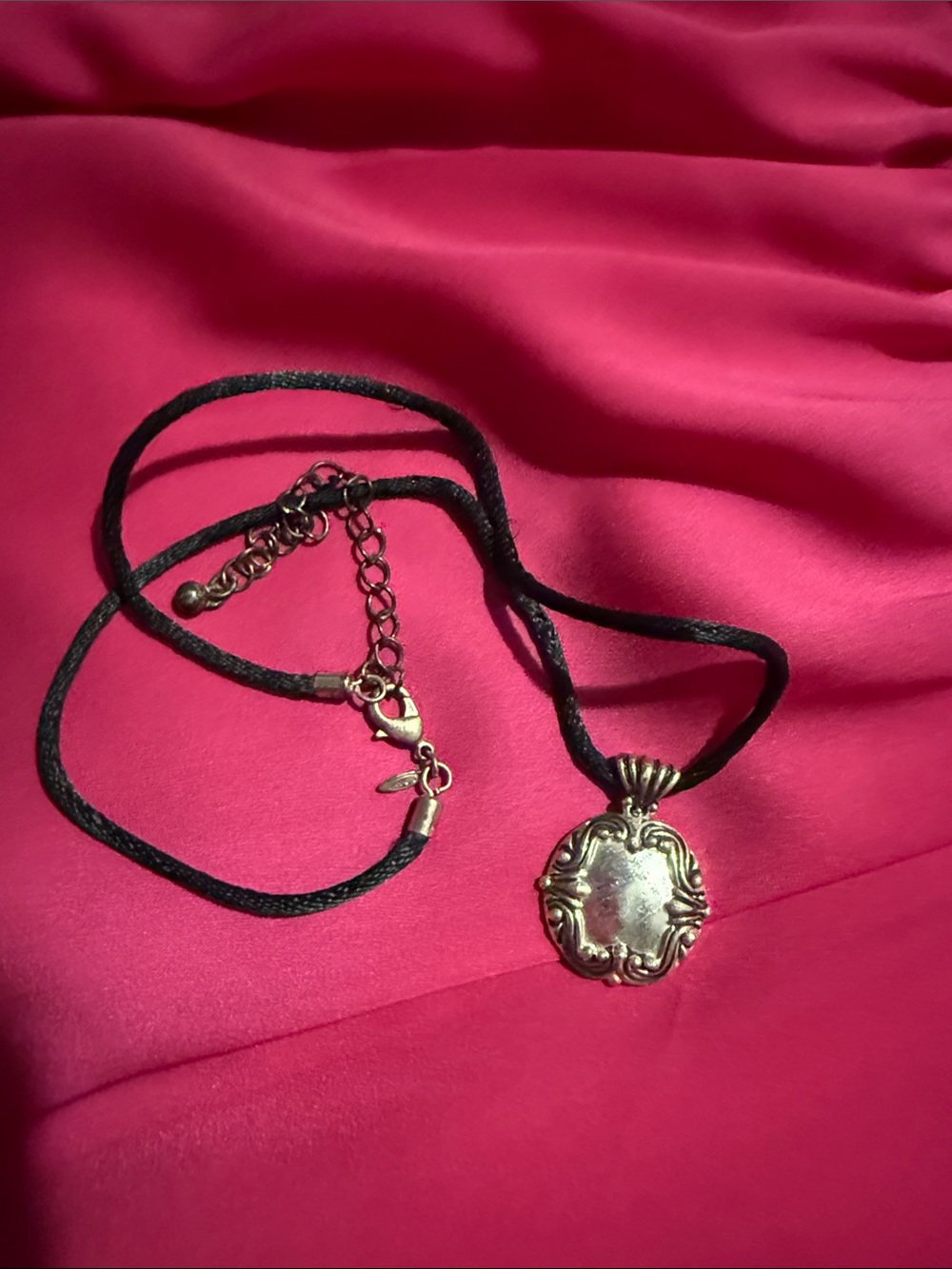Avon Vintage Pendant Necklace on Black Cord